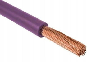 Lgy 0,35mm 300V AWG022/0 przewód instalacyjny linka - fioletowy
