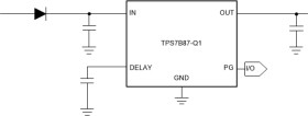 Automotive 500-mA, 40-V, low dropout (LDO) regulator with power good