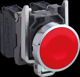 XB4BA42 Push-button, 1 NC contact, momentary