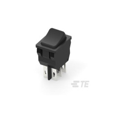 TE Connectivity PRFDD1-16F-BB000 Rocker Switch On-On Black