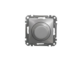 SEDNA DESIGN & ELEMENTS Ściemniacz LED obrotowy RC/RL srebrne aluminium SDD113502 SCHNEIDER ELECTRIC