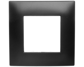 DANTE Ramka pojedyncza tworzywo lakierowane CZARNY 450981