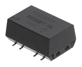 Przetwornica DC-DC, 1W, Uwe 4,5 → 5,5 V DC, Uwy ±24V dc, Iwy ±21mA, Recom