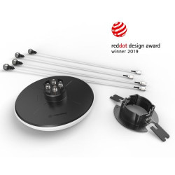 Wielokierunkowy Antena wielopasmowa, zewnętrzna 1399.32.0014 Przewlekany/przykręcany Kopułka Żeńskie, Huber+Suhner 4.5