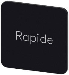 Tabliczka opisowa Siemens 3SU1900-0AF16-0GL0 (S x W) 22 mm x 22 mm Rapide 10 szt.