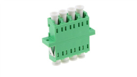 Adapter Światłowodowy Sm Lc/Apc Quad Lcquadgreen