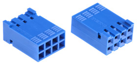 Obudowa złącza 8-pinowe 2-rzędowe raster: 2.54mm Amphenol Communications Solutions Żeński Montaż na kablu DUBOX