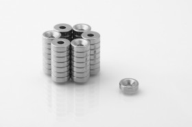 10x5/3.5 mm Annular N38 Neodymium Magnet - for Flat Screw