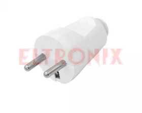 WTYK SIECIOWY WT30 16A/250V 2P+Z BIAŁY PROSTY