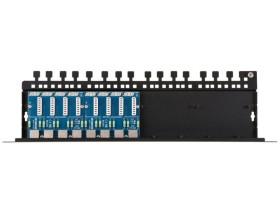 Patch panel LAN / IP -CCTV z ogranicznikiem przepięć, PTU-58R-PRO/PoE