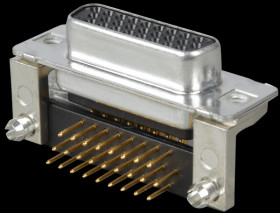 164A18189X D-SUB socket, high density, 26-pin, print, angled