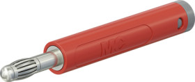 4 mm plug, crimp connection, 1.0 mm², red, 64.2052-22