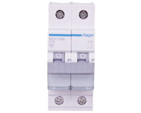 Wyłącznik nadprądowy 2P C 16A 6kA AC MCN216E
