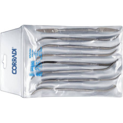 PFERD 19506702 precision riffler set 8 pce Swiss coarse 190 mm