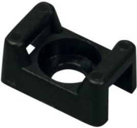 Uchwyt do mocowania opasek STM 5 czarny 222712 /25szt/