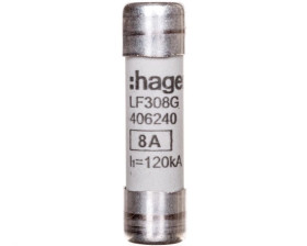 Wkładka topikowa cylindryczna BiWtz 10x38 mm gG 8A 500V AC LF308G /10szt./