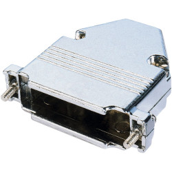Assmann WSW AGP 09 G-METALL D-sub Cover Metallized 9 Way 180&#xB0; Short Screws