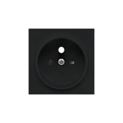 Simon 55 Pokrywa gniazda wtyczkowego pojedynczego do: SGZ1CM, SGZ1M Czarny mat TGZ1ZP/149