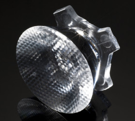 Soczewka LED punktowa 21.6 (Dia.) x 11.7mm, D 21.6mm, kąt widzenia 14 → 16°, do użytku z Cree XP-E, Cree XP-G,