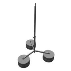 515019 Maszt na trójnogu z betonem H-5000 GROMTOR