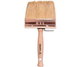 Pędzel ławkowiec drewniany 12x3 cm do bejc impregnatów lakierobejc 20B971