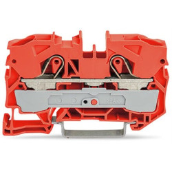 Kostka zaciskowa na szynie DIN WAGO poziomy: 1 8AWGWciskane TOPJOB S