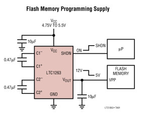 12V, 60mA Flash Memory Programming Supply
