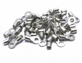 KONEKTOR OCZKOWY MIEDŹ 1.5 - 2.5mm2 M4 50szt