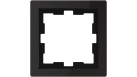 Cadre de finition verre noir 1