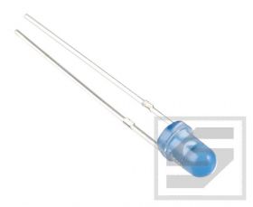 Dioda LED 3mm migaj.niebieska dyf. Vf:3-4V;WLD:465-470nm;BD303;Pbf