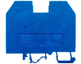 Złączka szynowa gwintowa 70mm2 niebieska VS 70 PAN 003901189