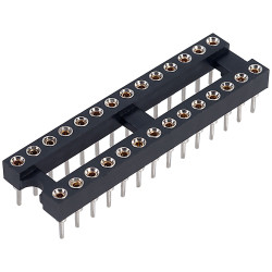 TruConnect 28 Pin 0.3in Turned Pin Socket (tube 17)