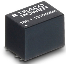 DC converter, 4.5-18 VDC, 1.1 W, 1 output, 15 VDC, 81 % efficiency, TDN 1-1213WISM