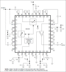 800MHz to 1000MHz Variable-Gain Amplifier with Analog Gain Control