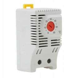 Termostat do kontroli temperatury systemów grzewczych NTF 10A 230V 0-60C NC