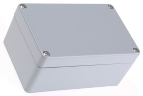 Szafka ścienna rozdzielcza 80 mm 125 mm 57mm Aluminium odlewane Rittal RAL 7001