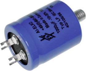 Electrolytic capacitor, 2200 µF, 40 V (DC), -10/+30 %, can, Ø 25 mm, LFB22204025036
