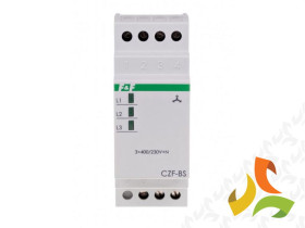 Czujnik zaniku i asymetrii faz ze stałym progiem asymetrii 3-fazowy 1P 400V+N CZF-BS F&F FILIPOWSKI
