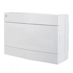 Rozdzielnica modułowa natynkowa AREO PE+N 1x18 IP40 biały 3650-00