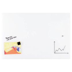 Franken GTL456009 Magnetic board Glassboard 600x450 Optical white