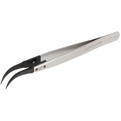 Lindstr&#xF6;m TL 7CFR-SA ESD Tweezers Flat/Curved 130 mm 1 piece