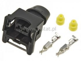 Gniazdo hermetyczne samochodowe 2-krotne do wtrysk