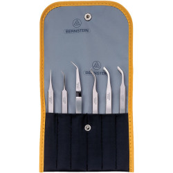 Bernstein 5-050 Special Tweezers For The SMD-technique - 6 Piece Set
