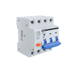 Wyłącznik różnicowoprądowy z członem nadprądowym C32 Typ A 30mA 32A 4P RCBO Doktorvolt DV-0867