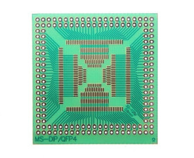 MS-DIP/QFP4 obwód drukowany SMD; QFP32-QFP128