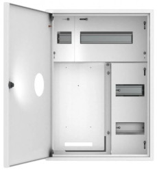 Rozdzielnica licznikowa metalowa natynkowa skrzynka rozdzielnia 1L3F 24M