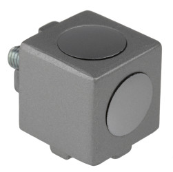 Część łącząca Złącze sześcienne Rozmiar rowka 5mm RS PRO Uchwyt złącza i łączenie