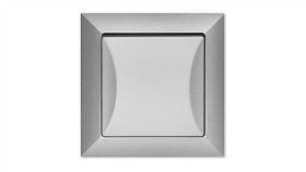 Opal Wyłącznik Schodowy Pojedynczy Srebrny Wp-5 Op Sr