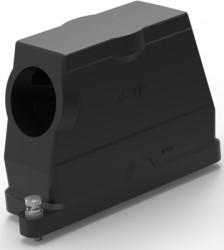 Housing, size HB24, die-cast aluminum, PG36, angled, screw locking, IP68, T1910240136-009