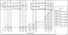 5V, Multiprotocol, 3Tx/3Rx, Software-Selectable Clock/Data Transceivers